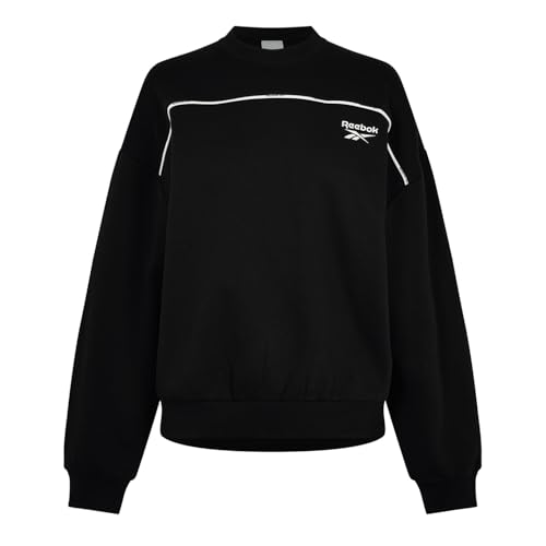 Reebok Damen Paspelpack Crewneck Sweatshirt von Reebok