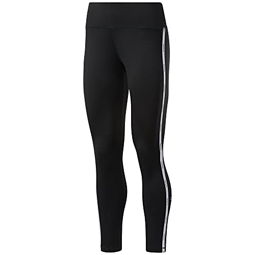 Reebok Damen Piping Pack Poly Tight Pant, Black, S von Reebok