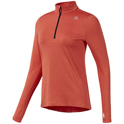 Reebok Damen Re 1/4 Zip Sweatshirt, Rosa, S Reebok Damen Re 1/4 Zip Sweatshirt, Rosa, S von Reebok