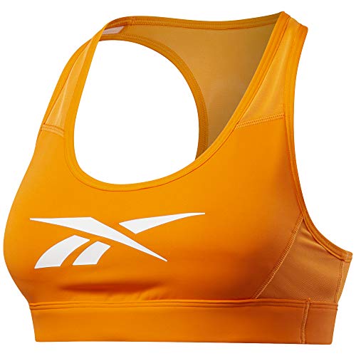 Reebok Damen S Hero Racer Pad Bra-Read Sport-BH, XL von Reebok