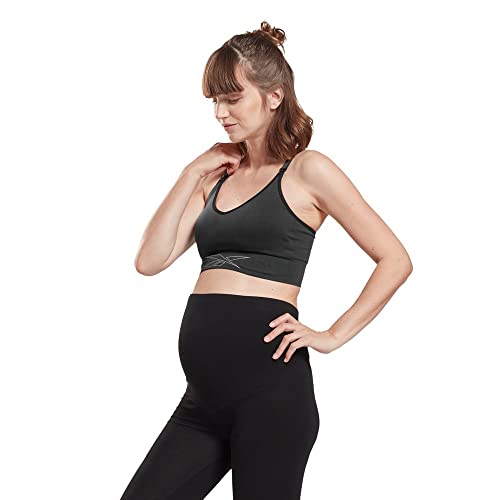 Reebok Damen S Maternity Bra Sport-BH, Black, L Reebok Damen S Maternity Bra Sport-BH, Black, L von Reebok