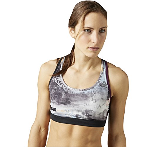 REEBOK Damen SRW Bra Sportliche Büstenhalter, Violett/Pacprp, 2XS REEBOK Damen SRW Bra Sportliche Büstenhalter, Violett/Pacprp, 2XS von Reebok