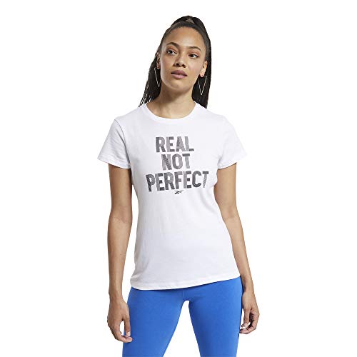 Reebok Te Graphic Tee-real Tee T-Shirt für Damen XXL weiß Reebok Te Graphic Tee-real Tee T-Shirt für Damen XXL weiß von Reebok