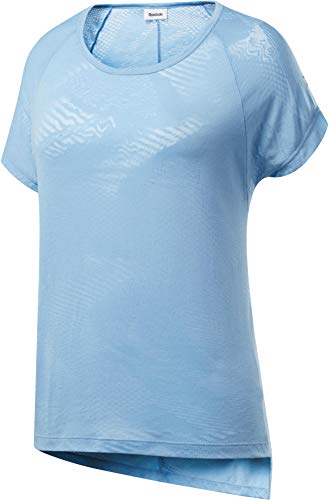 Reebok Damen Ts BO Tee T-Shirt, blau, XS von Reebok