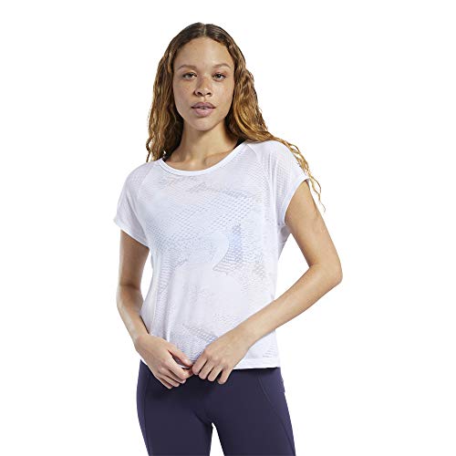 Reebok Damen Ts BO Tee Unterhemd, weiß, L Reebok Damen Ts BO Tee Unterhemd, weiß, L von Reebok