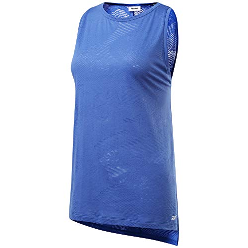 Reebok Damen Ts Burnout Tank Top, blau, XS Reebok Damen Ts Burnout Tank Top, blau, XS von Reebok