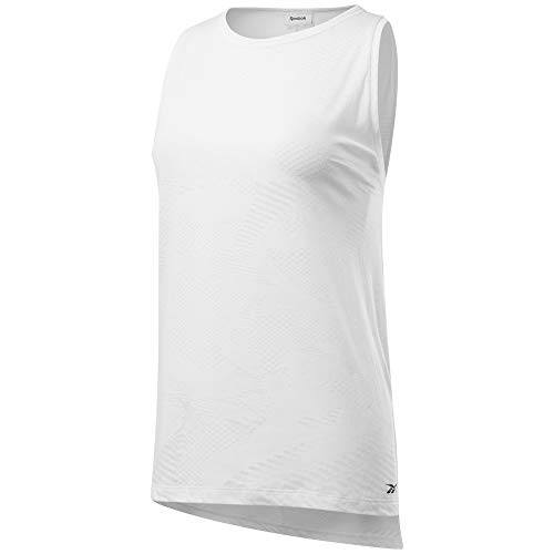 Reebok Damen Ts Burnout Tank Top, weiß, XXS Reebok Damen Ts Burnout Tank Top, weiß, XXS von Reebok