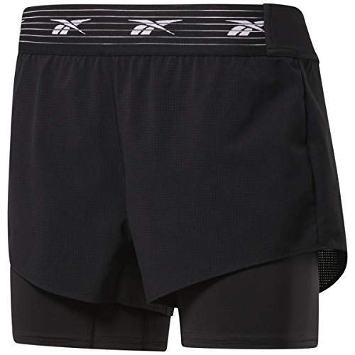 Reebok Damen Ts Epic Short 2 In 1, Black, GL2571, Gr. M Reebok Damen Ts Epic Short 2 In 1, Black, GL2571, Gr. M von Reebok