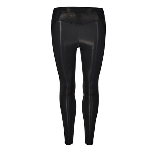 Reebok Damen High Rise Rib Yoga-Hose, Schwarz, XL von Reebok