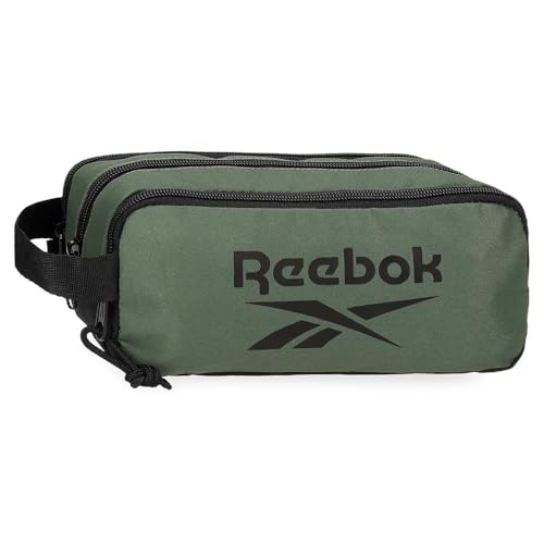 Reebok Darwin Federmäppchen mit 3 Fächern, Grün, 22 x 10 x 9 cm, Polyester, von Joumma Bags, grün, Talla única, Dreifachmäppchen Reebok Darwin Federmäppchen mit 3 Fächern, Grün, 22 x 10 x 9 cm, Polyester, von Joumma Bags, grün, Talla única, Dreifachmäppchen von Reebok