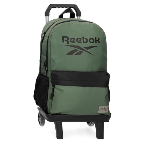 Reebok Darwin Schulrucksack mit Trolley, grün, 31 x 44 x 15 cm, Polyester, von Joumma Bags, grün, Talla única, Schulrucksack mit Trolley Reebok Darwin Schulrucksack mit Trolley, grün, 31 x 44 x 15 cm, Polyester, von Joumma Bags, grün, Talla única, Schulrucksack mit Trolley von Reebok