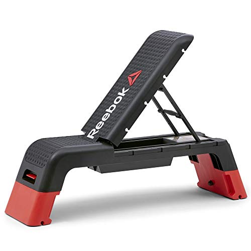 Reebok Deck Multifunktions-Stepbench, schwarz/rot Reebok Deck Multifunktions-Stepbench, schwarz/rot von Reebok