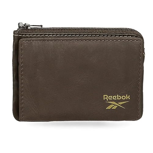 Reebok Division Geldbörse mit Kartenfach, Braun, 11 x 7 x 1,5 cm, Leder, braun, Talla única, Geldbörse mit Kartenhalter Reebok Division Geldbörse mit Kartenfach, Braun, 11 x 7 x 1,5 cm, Leder, braun, Talla única, Geldbörse mit Kartenhalter von Reebok
