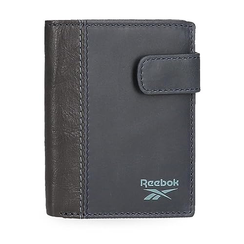 Reebok Division Vertikale Geldbörse mit Klickverschluss, Blau, 8,5 x 10,5 x 1 cm, Leder, blau, Talla única, Vertikale Geldbörse mit Klickverschluss Reebok Division Vertikale Geldbörse mit Klickverschluss, Blau, 8,5 x 10,5 x 1 cm, Leder, blau, Talla única, Vertikale Geldbörse mit Klickverschluss von Reebok