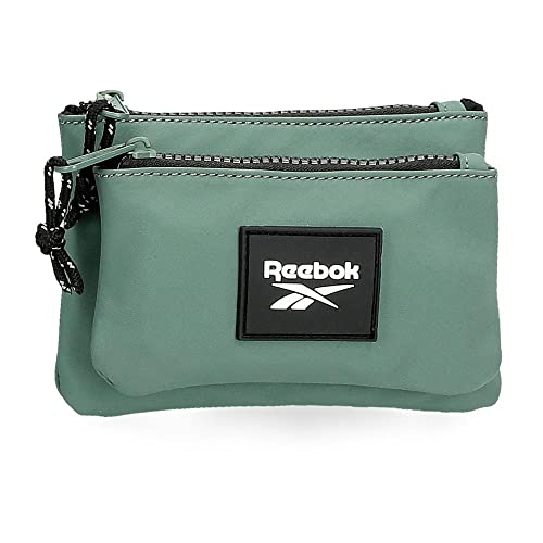 Reebok Elsie Kulturtasche Zwei Fächer Grün 17x9x2 cm Polyester von Reebok