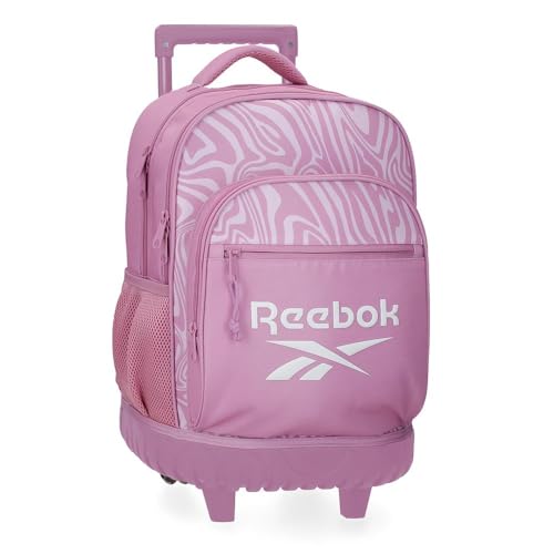 Reebok Festival Rucksack Compact 2 Räder, Rosa, 32 x 43 x 21 cm, Polyester, 28,9 l, Rosa, Kompakter Rucksack mit 2 Rädern Reebok Festival Rucksack Compact 2 Räder, Rosa, 32 x 43 x 21 cm, Polyester, 28,9 l, Rosa, Kompakter Rucksack mit 2 Rädern von Reebok