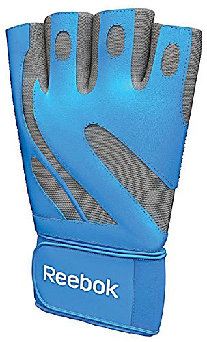 Reebok Fitness Handschuh Glove I30016 /RE0-40133CB BLAU / GRAU Gr. M von Reebok
