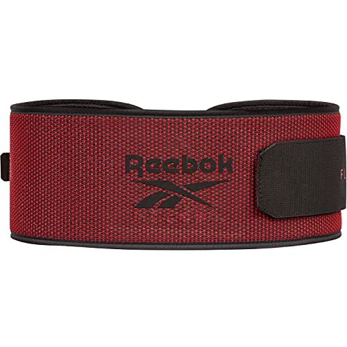 Reebok Flexweave-Powerlifting-Gürtel - rot, XL von Reebok