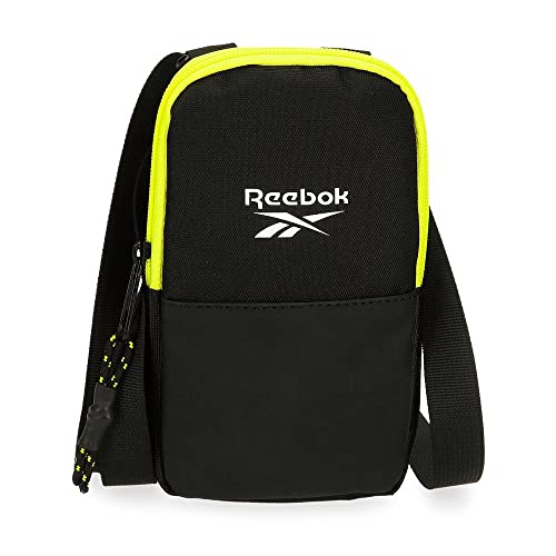 Reebok Hamilton Schultertasche Schwarz 10,5x18x2 cm Polyester Reebok Hamilton Schultertasche Schwarz 10,5x18x2 cm Polyester von Reebok