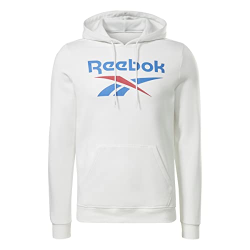 Reebok Herren Big Stacked Logo Sweatshirt, Weiß, XXL EU Reebok Herren Big Stacked Logo Sweatshirt, Weiß, XXL EU von Reebok