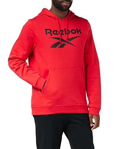 Reebok Herren Big Stacked Logo Sweatshirt, Vector Red/Black, XXL EU von Reebok