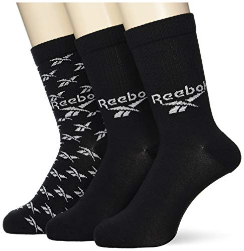 Reebok Herren Cl Fo 3 Pairs CREW SOCKS, Schwarz, S EU von Reebok