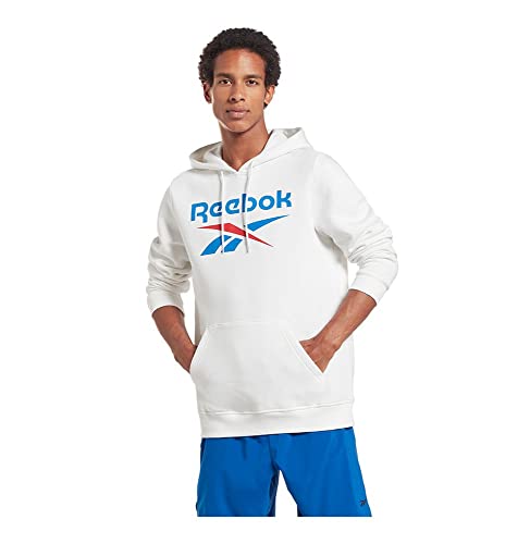Reebok Herren Big Stacked Logo Sweatshirt, Weiß, XS EU Reebok Herren Big Stacked Logo Sweatshirt, Weiß, XS EU von Reebok
