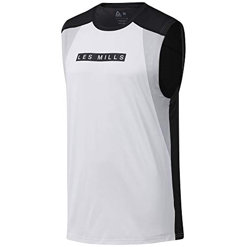 Reebok Herren LM SmartVent Tank Tanktop, weiß, S von Reebok