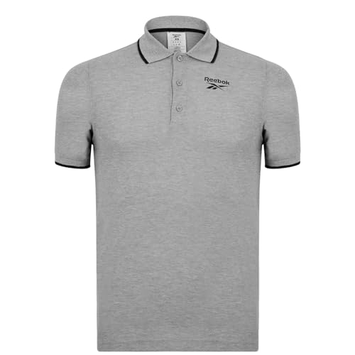 Reebok Herren Identity Pique Polohemd, Schwarz, S Reebok Herren Identity Pique Polohemd, Schwarz, S von Reebok