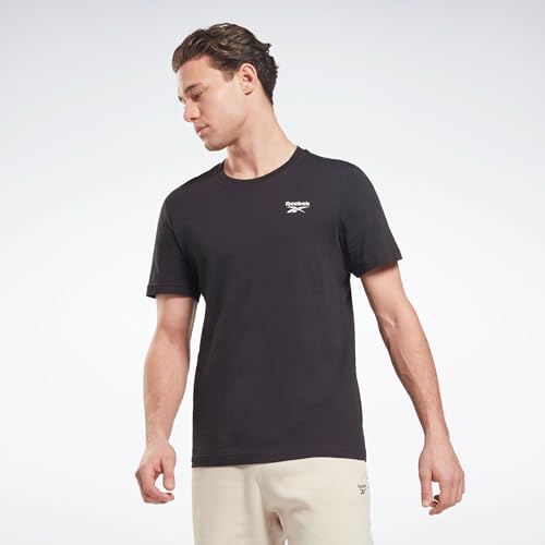 Reebok Herren Identity Left Chest Logo T-Shirt, Schwarz, XXS Reebok Herren Identity Left Chest Logo T-Shirt, Schwarz, XXS von Reebok