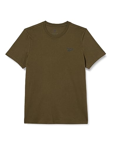 Reebok Herren Identity Left Chest Logo T-Shirt, Grün, M Reebok Herren Identity Left Chest Logo T-Shirt, Grün, M von Reebok