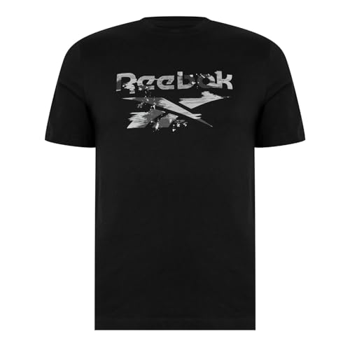 Reebok Herren Modern Camo T-Shirt, Schwarz, L von Reebok