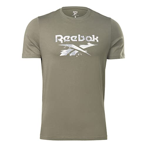 Reebok Herren Modern Camo T-Shirt, Olive, S Reebok Herren Modern Camo T-Shirt, Olive, S von Reebok