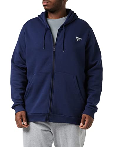 Reebok Herren Ri Left Chest Logo Full Z Jacken, Vector Navy, S von Reebok