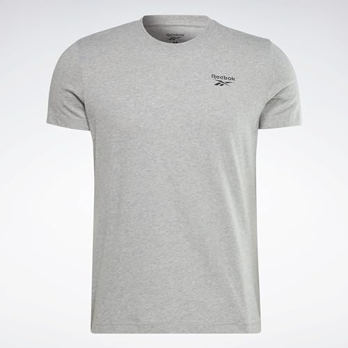 Reebok Herren Identity Left Chest Logo T-Shirt, Medium Grey Heather, S EU Reebok Herren Identity Left Chest Logo T-Shirt, Medium Grey Heather, S EU von Reebok