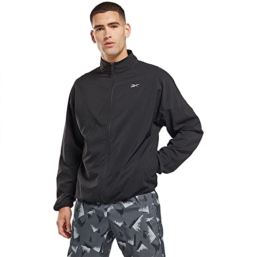 Reebok Herren Running Woven Wind Jacke, Schwarz, M EU Reebok Herren Running Woven Wind Jacke, Schwarz, M EU von Reebok