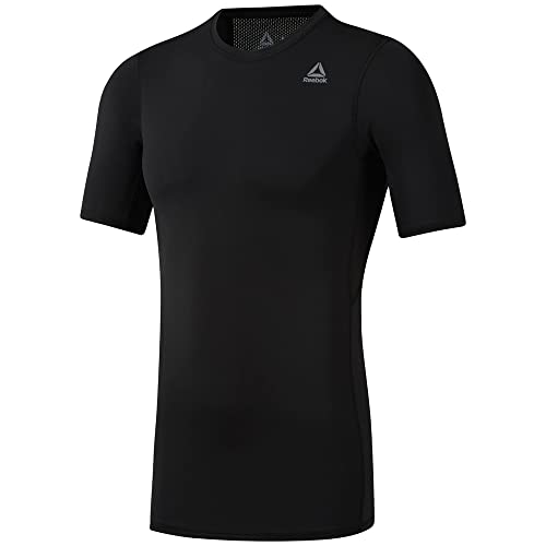 Reebok WOR SL SS SLD Comp T-Shirt, Herren, Schwarz, XS Reebok WOR SL SS SLD Comp T-Shirt, Herren, Schwarz, XS von Reebok