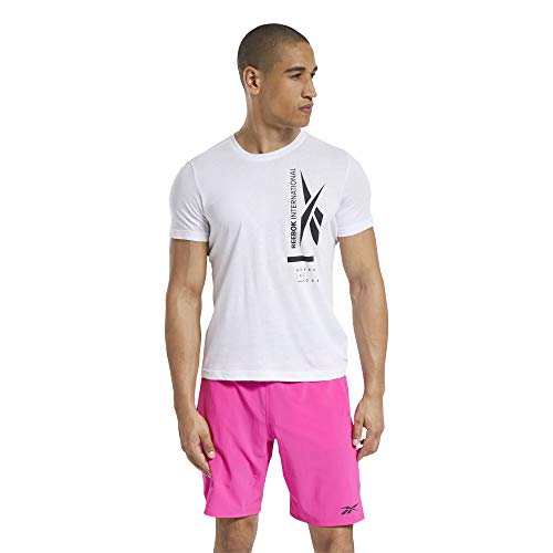 Reebok Herren Ts 60/40 Graphic Tee T-Shirt, weiß, XS Reebok Herren Ts 60/40 Graphic Tee T-Shirt, weiß, XS von Reebok
