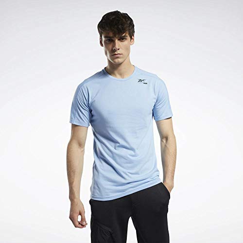 Reebok Herren Ts Speedwick Grphc Move T-Shirt, blau, XS Reebok Herren Ts Speedwick Grphc Move T-Shirt, blau, XS von Reebok