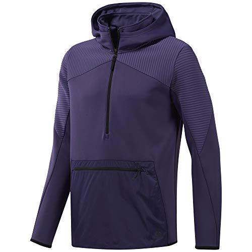 Reebok Herren Ts Thermowarm Cntrl Hood Sweatshirt, blau, S Reebok Herren Ts Thermowarm Cntrl Hood Sweatshirt, blau, S von Reebok