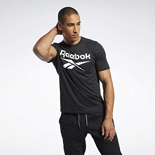 Reebok Herren Wor Sup Ss Graphic Tee, Black, FK6219, Gr. S von Reebok