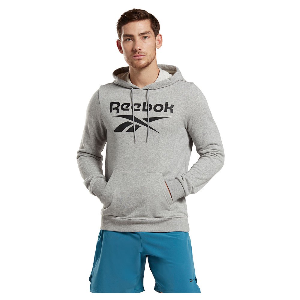 Reebok Identity French Terry Vector Pullover Sweatshirt Grau S Mann von Reebok