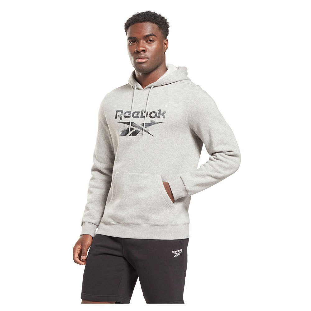 Reebok Identity Modern Camo Fleece Hoodie Grau S Mann Reebok Identity Modern Camo Fleece Hoodie Grau S Mann von Reebok