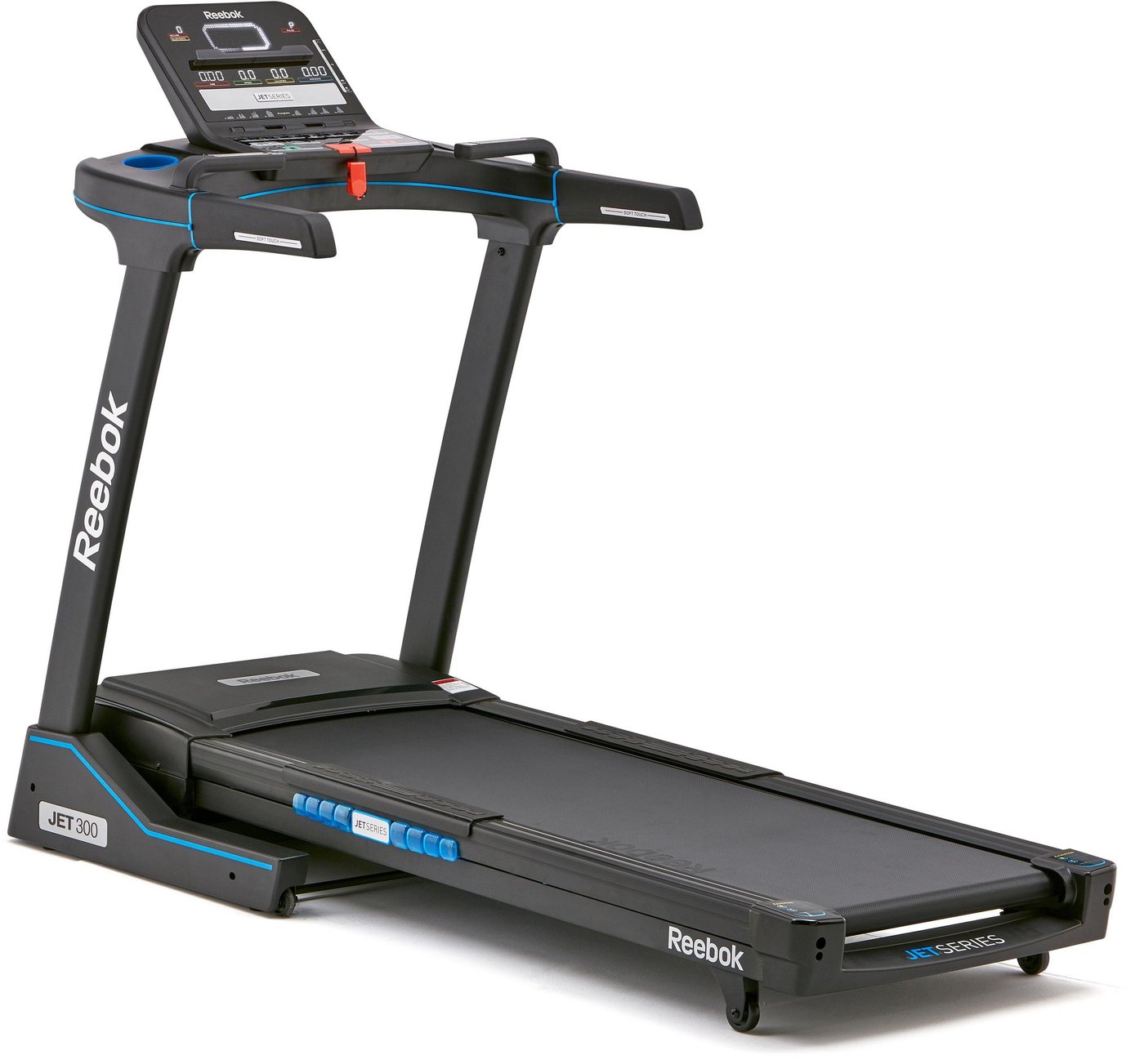 Reebok Laufband Jet 300 Series (mit Soft-Drop Faltmechanismus), bis max. 20 km/h, klappbar Reebok Laufband Jet 300 Series (mit Soft-Drop Faltmechanismus), bis max. 20 km/h, klappbar von Reebok