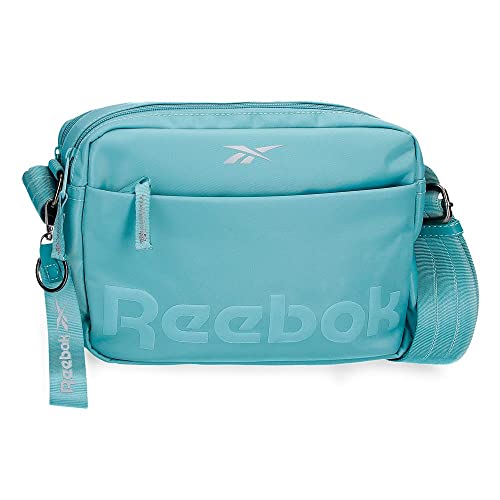 Reebok Linden Umhängetasche Zwei Fächer Blau 25x16x6,5 cm Polyester von Reebok