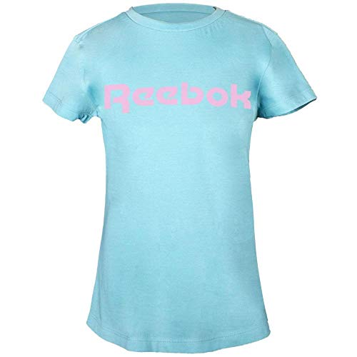 Reebok Mädchen Big Vector T-Shirt Tshirt, Aqua, L von Reebok