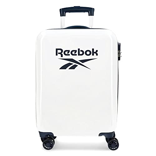 Reebok Maveryck Kabinenkoffer Weiß 38 x 55 x 20 cm Starres ABS Seitliches Zahlenschloss 34 L 2,86 kg 4 Doppelräder Handgepäck Reebok Maveryck Kabinenkoffer Weiß 38 x 55 x 20 cm Starres ABS Seitliches Zahlenschloss 34 L 2,86 kg 4 Doppelräder Handgepäck von Reebok