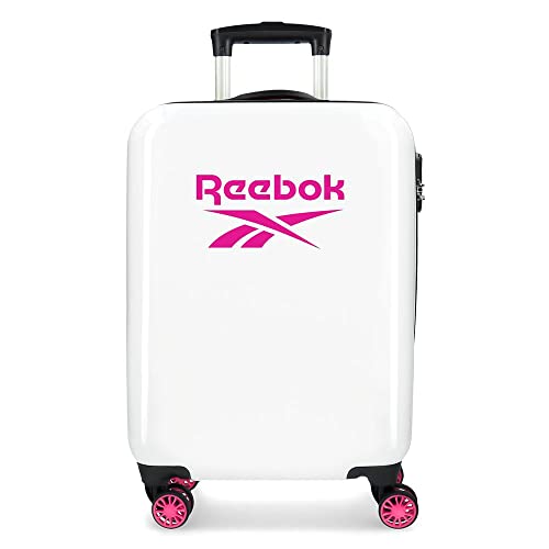 Reebok Maveryck Kabinenkoffer Pink 38 x 55 x 20 cm starres ABS-Seitenkombinationsschloss 34 l 2,86 kg 4 Doppelrollen Handgepäck von Reebok