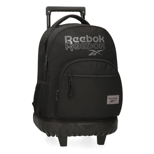 Reebok Melbourne Schulrucksack, Schwarz, 32 x 43 x 21 cm, Polyester von Joumma Bags, Schwarz, Talla única, Schulrucksack Reebok Melbourne Schulrucksack, Schwarz, 32 x 43 x 21 cm, Polyester von Joumma Bags, Schwarz, Talla única, Schulrucksack von Reebok