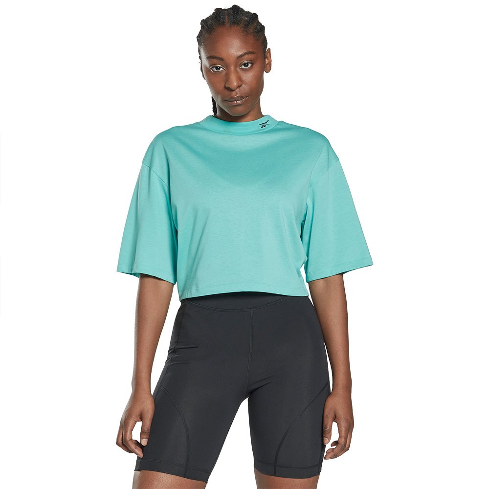 Reebok Myt Detail Short Sleeve T-shirt Grün S Frau Reebok Myt Detail Short Sleeve T-shirt Grün S Frau von Reebok